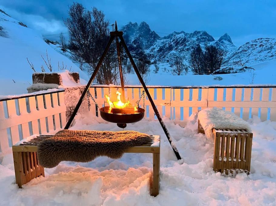 Sundet Lofoten Holiday House Villa Sund  Eksteriør bilde
