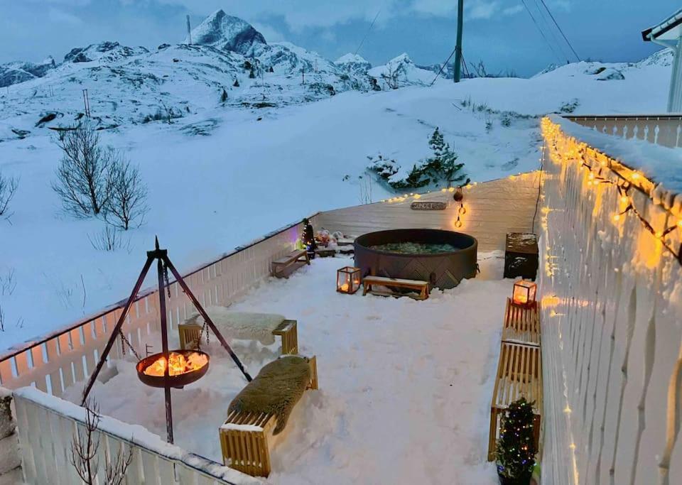 Sundet Lofoten Holiday House Villa Sund  Eksteriør bilde
